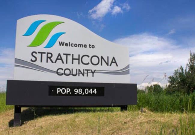 Strathcona County Signboard