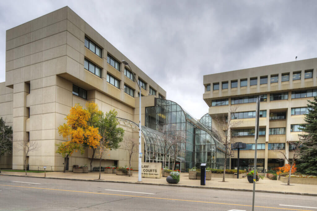 Law Court Building in Edmonton